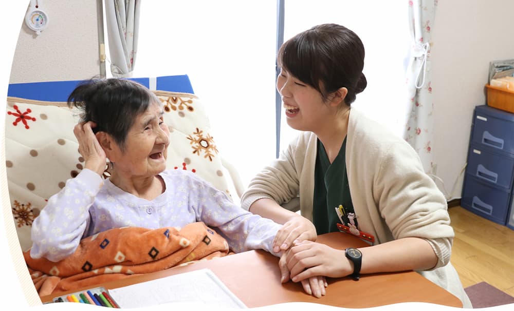 笑顔で過ごしてほしい。それだけ。